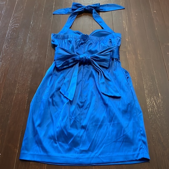 Junior's Snap Halter Formal Dress Tie Back - Homecoming or Prom Size 9 - Picture 11 of 17